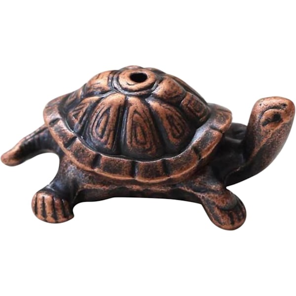 Skildpadde røgelsesbrænder, skildpadde røgelsespindeholder | Bærbar aromaterapi bronze skildpadde dekoration, røgelsesholder