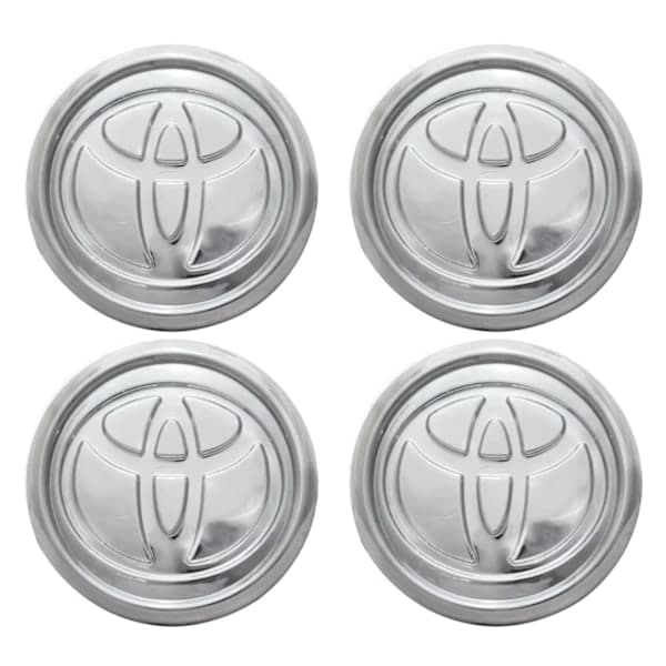4-pack - Toyota Navkapslar / Hjulnavemblem - B 75 57mm - Silver 75 57mm - Silver