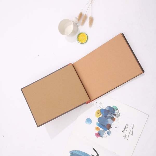 Äventyrsbok Scrapbook Fotoalbum DIY Minnesalbum Hård pärm Jubileumspresent till män Pojkvän Den nya