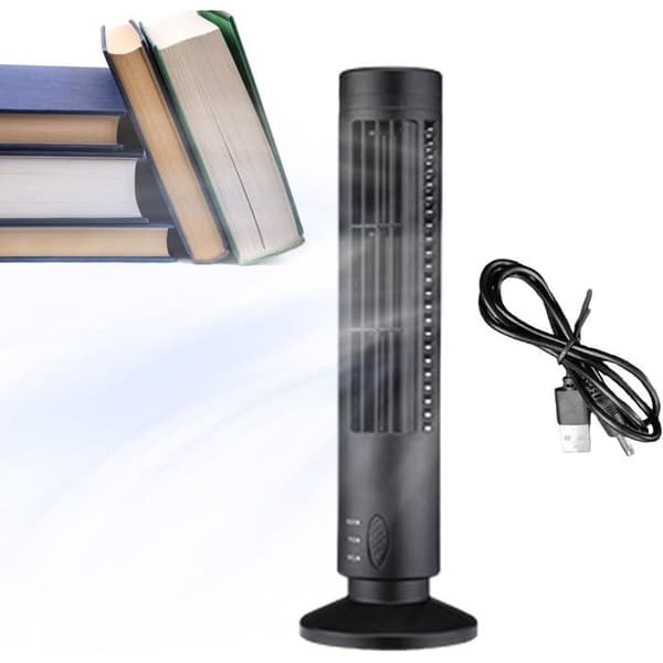 Kraftig USB-tårnventilator til kontor, hjem og arbejdsplads