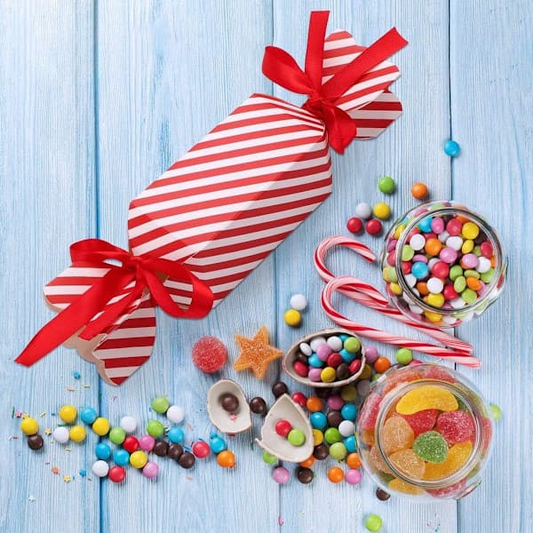 50-pack festpåsar - godispåsar - 8 x 4 x 4 cm