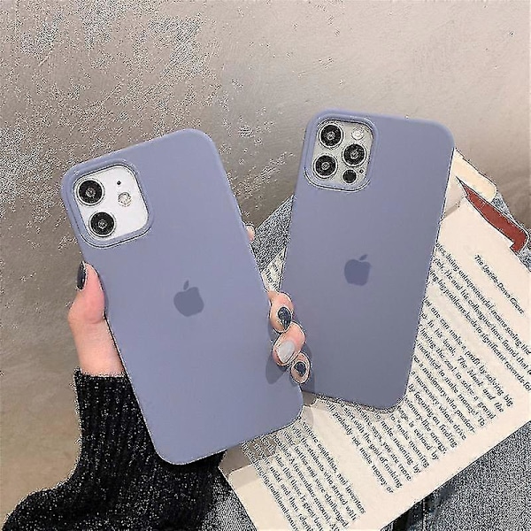Silikone Telefon Cover til iPhone 13 Lavender Grey