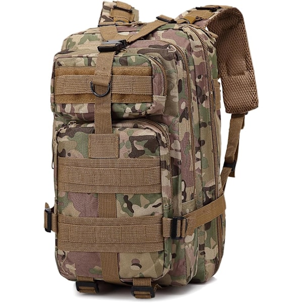 30L Vedenpitävät vaellusreput Monitoiminen matkareppu Vaellus Ulkoilu Pyöräily Kiipeilyreppu Camuflaje Color 01