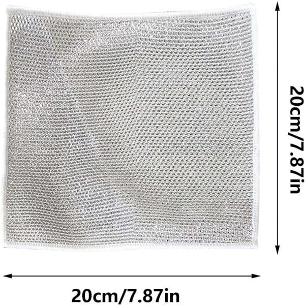 5-pack - Repfri disktrasa i metalltråd - 20 x 20 cm
