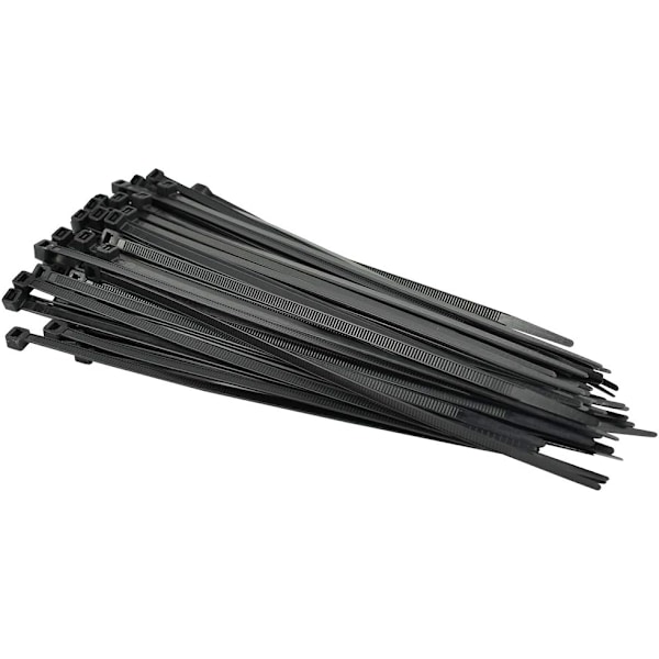 Buntebånd 2,5 mm x 200 mm (100), Svart