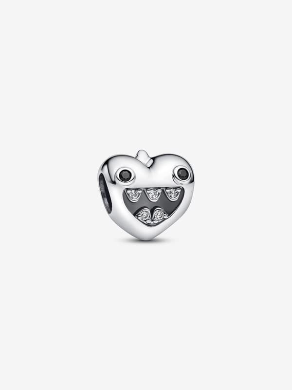 - Mors små monstre hjerte charm - Sterling sølv