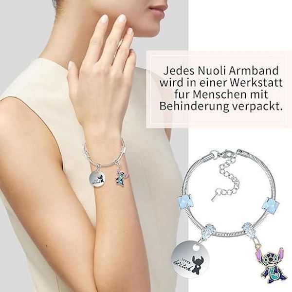 Gavearmbånd til datter, justerbart vedhæng, charme armbånd til datter, venner, kvinder, fødselsdag