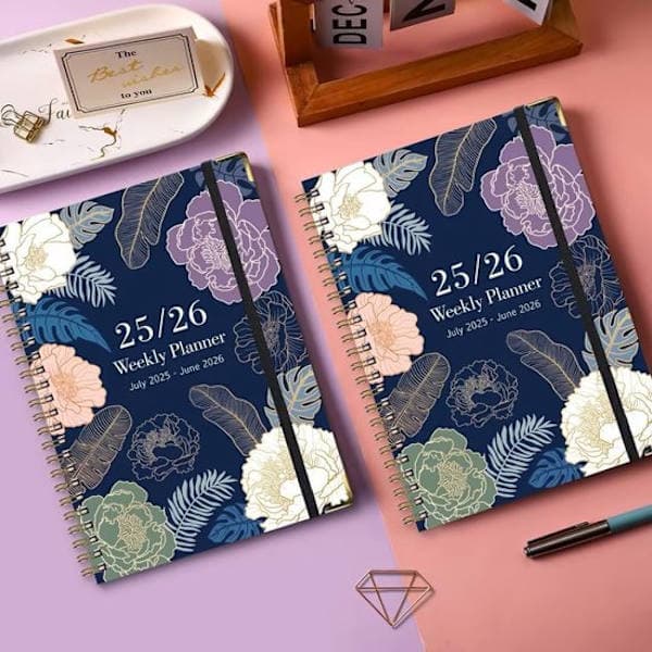 2026 Planerad Agenda - Vecko- och Månadsplanerare - A5 (15x21 cm) - 1 styck