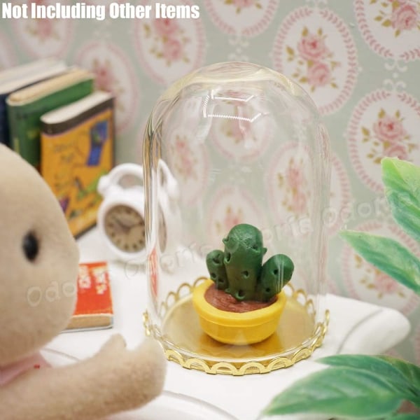 1/12 mittakaavan nukkekodin miniatyyrikello purkit nukkekodin tarvikkeet