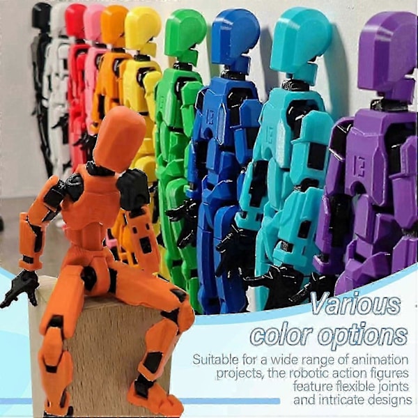 T13 Multi-ledade Actionfigurer, Titan 13 Actionfigur Grey