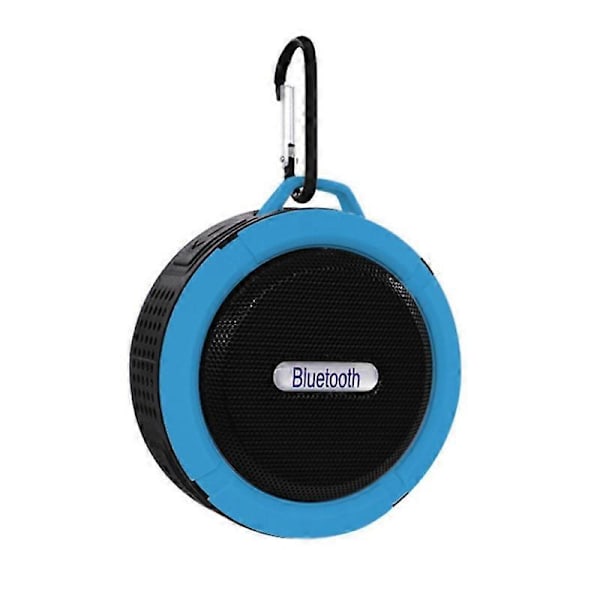 C6 Kannettava Mini Vedenpitävä Stereo Kaiutin TF Langaton Bluetooth-yhteensopiva Kaiutin JIKAIX Blue