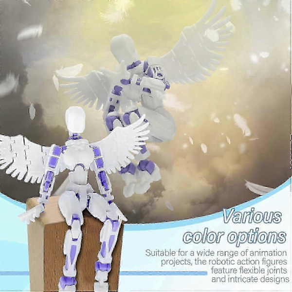 T13 Multi-leddet Actionfigurer, Titan 13 Actionfigur Purple White