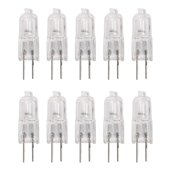 10 X G4 Halogenpære Belysning 10w Varmhvit