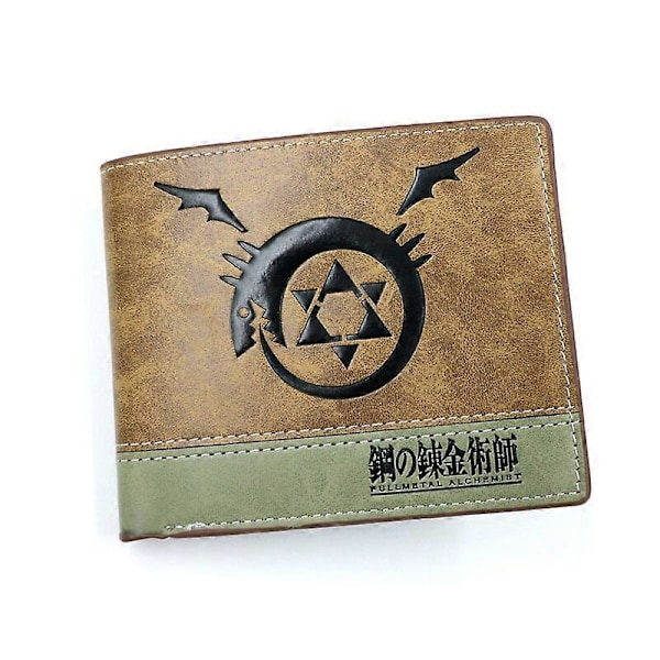 Lompakko Anime Attack On Titan PU-nahka Miesten lompakko Jiyuu no Tsubasa Lyhyt lompakko Fullmetal 2