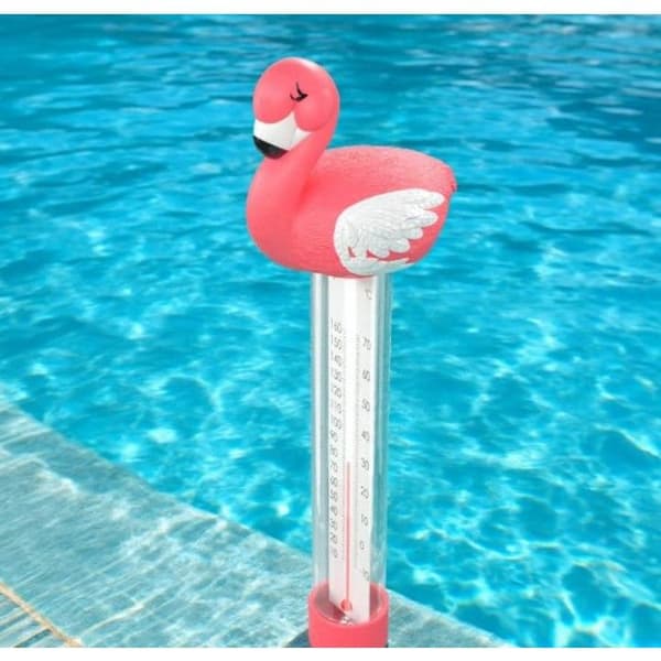 1 stk Flamingo Pooltermometer - 8.2*8.7*25cm