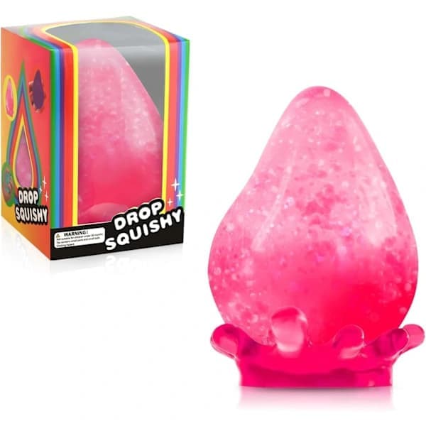 Needoh sensorisk leketøy, vanndråpe maltose klemme stressavlastende leketøy, drømmende sensorisk leketøy, rosa