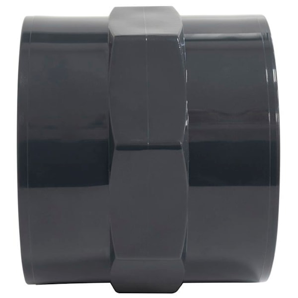C63282 - Sekoitusnippa/holkki, naaraspuolinen kierre liimattava Ø63mm-naaraspuolinen ruuvi 2'' - putken paineliitäntä 10 bar