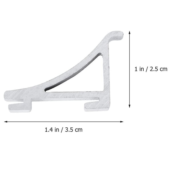 Hyllebærer til kjøleskap Priser Hylleklemme Holder for kjøleskap Fryser Aluminiumslegering 8 stk