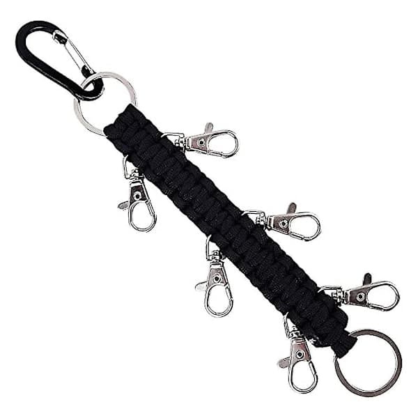 Paraplyrep nyckelring, paracord, snodd, hängare