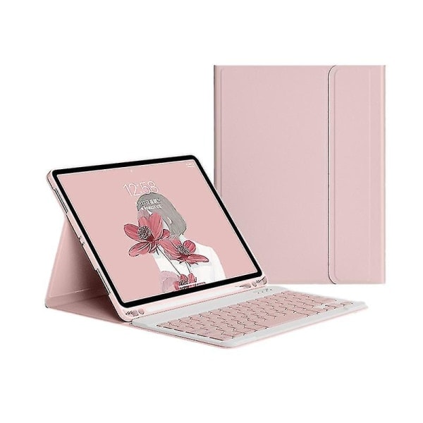 Fodral med tangentbord för Ipad Mini 1/2/3 7,9 tum (färg: rosa)