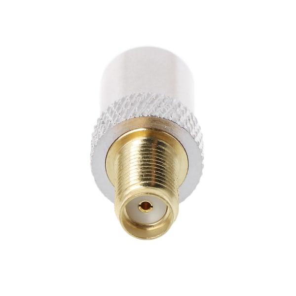 SMA Hun-stik til TV IEC Han-stik Koaksial Adapter RF-stik Nikkelbelagt