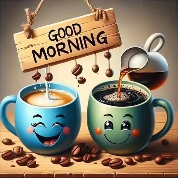 Morgenkaffe Diamantkunst: 5D Full Drill DIY 35x35 cm - Avslappende Gave