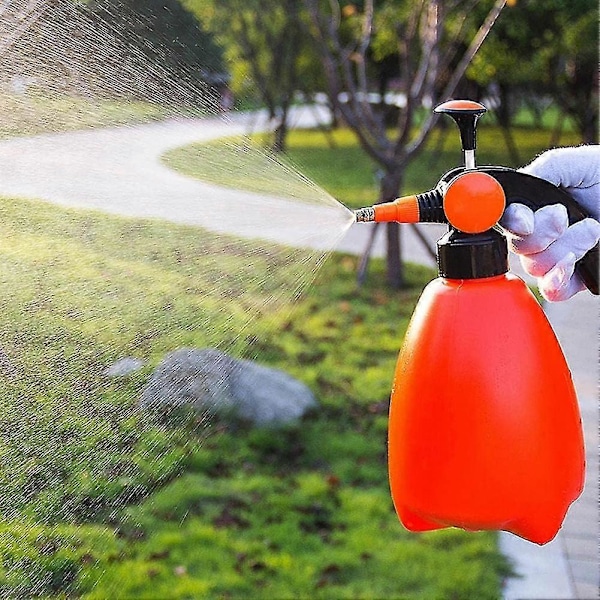 1 st Orange Handtryck Trigger Justerbart Kopparmunstycke Huvud Manuell Luftpumpsprayflaska - DD