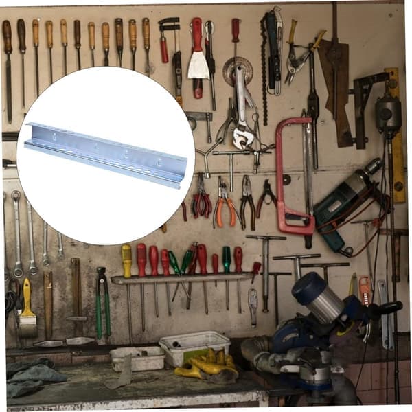 Værktøjshylde, perforerede paneler til garageorganisation, vægmonteret