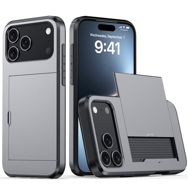 iPhone 17 Pro mobildeksel med kortholder.