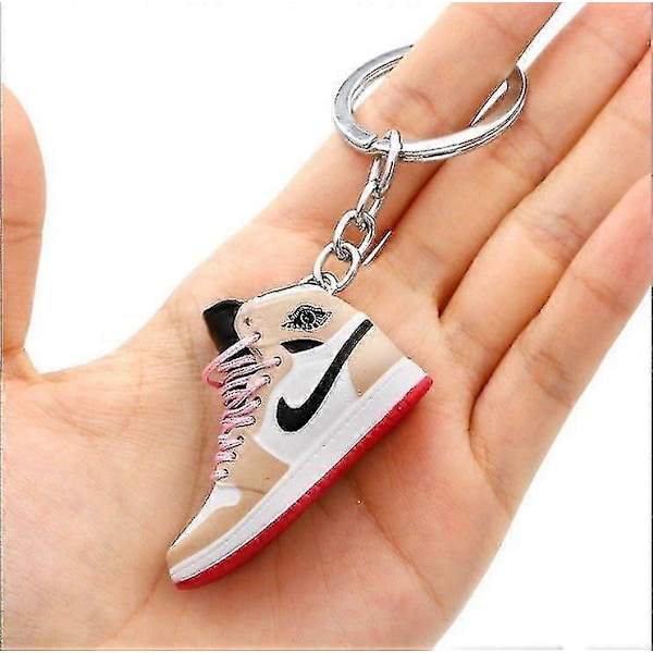 Sko Model Nøglering Taske Vedhæng 3d Tredimensionelle Mini Basketballsko Kreativ Personlighed Vedhæng-YH YHF