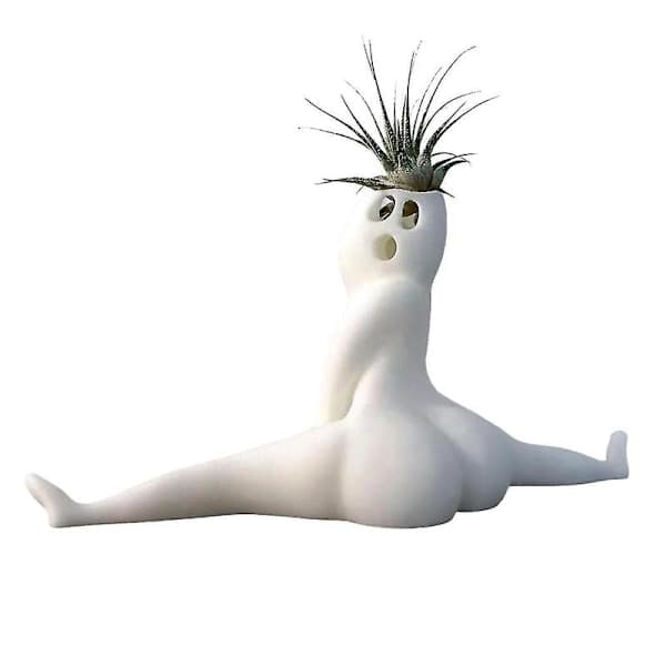 2 st rolig Big Booty Ghost Planter, praktisk presentdekorplanteringskärl för luftväxter, Big Booty Ghost Planter