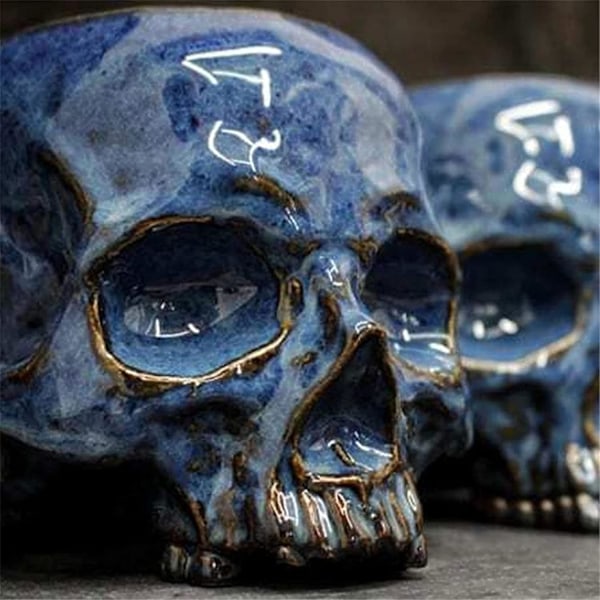Kraniekop, Makabre Kaffekopper/Kop, Halloween Kranie Dekorationer, Håndlavet Gavekrus