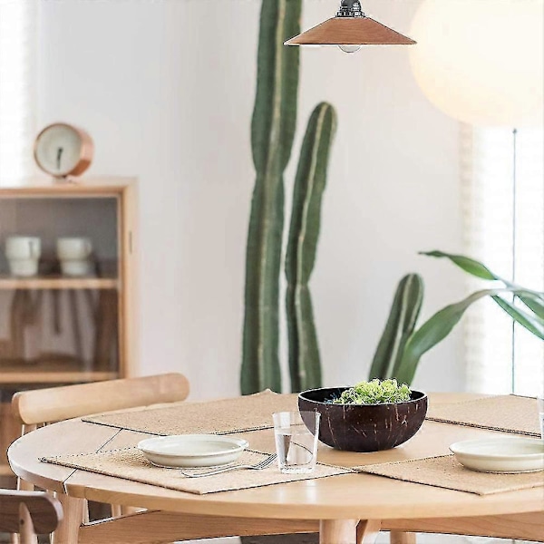Förvaringsbricka för entrénycklar Kokosnötsskål Förvaringsskål Kokosnötsskål