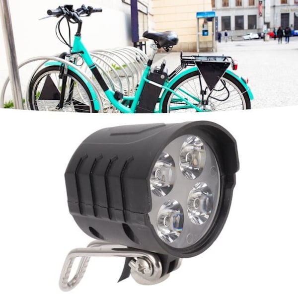 12W Kirkas LED Sähköpyörän Etuvalo Äänimerkillä 36V 48V - FYDUN