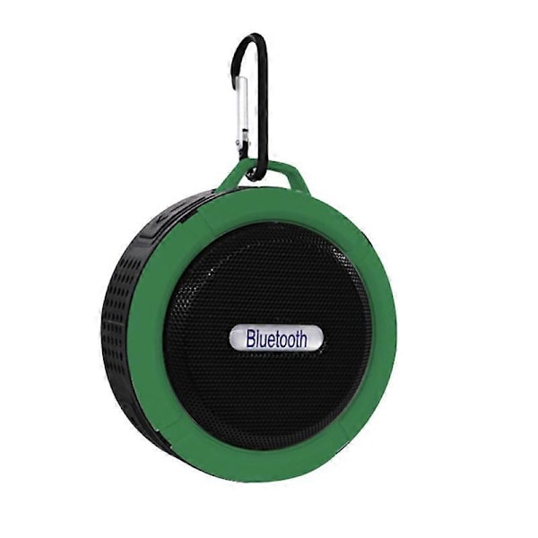 C6 Kannettava Mini Vedenpitävä Stereo Kaiutin TF Langaton Bluetooth-yhteensopiva Kaiutin JIKAIX Green