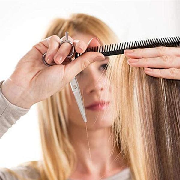 Professionel Barber/Salon Skarpe Hårklippesakse Sølv Silver