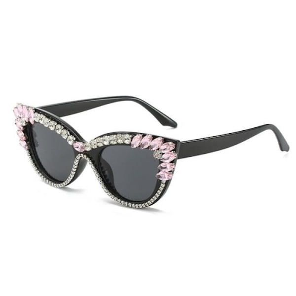 Solglasögon - Cateye Retro - UV400 Skydd - Strass - Dam