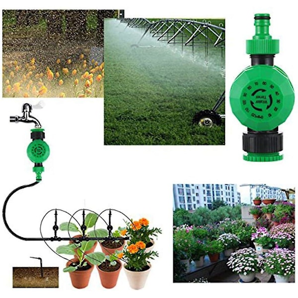 Sprinkler Timer Automatisk Mekanisk Sprinkler for Vannings Timer Programmer Kan Vannes i To Timer Ideell for Hager Skoger Enger Drivhus