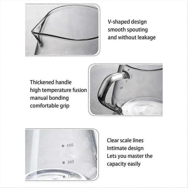 Pour Over Kaffemaskinesæt, Glaskande Kaffe, 300 ml