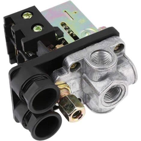 240V 16A 4-ports 90PSI-120PSI luftkompressor trykafbryder kontrolventil reservedele