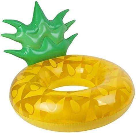 Uppblåsbar ananasboj stor simring pool - ananas simringar sommar strandvattenleksaker barn vuxen