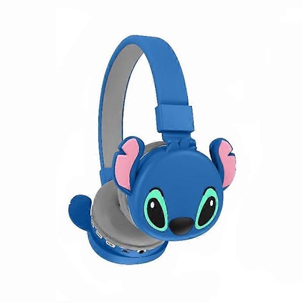 Barnhörselkåpor, trådlösa Bluetooth-hörlurar för barn, hopfällbara hörlurar för tonåringar, pojkar, flickor (blå)