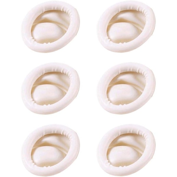 100 st Engångs Latex Finger Cots Fingertoppar Portabla Fingerskyddshandskar för Hemmet Vita Fingerhylsor