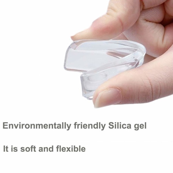 12 L-formede, transparente hjørnebeskyttere for baby
