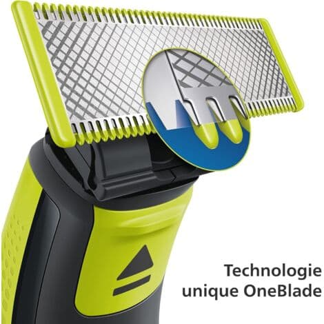 Kompatibel med OneBlade - Erstatningsblade til OneBlade elektrisk shaver/trimmer, holdbart rustfrit stål, til trimning, styling og barbering, 5 stk.