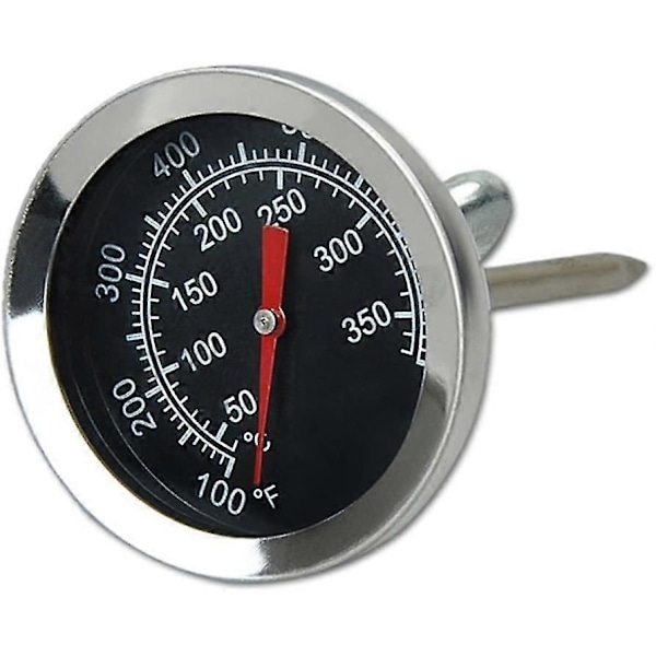 Bimetallisk steketermometer i rustfritt stål med Celsius og Fahrenheit 350c