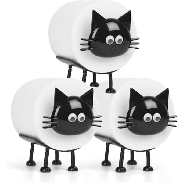 Toiletpapirholder til kat, opbevaringsstativ til papirruller kat cat