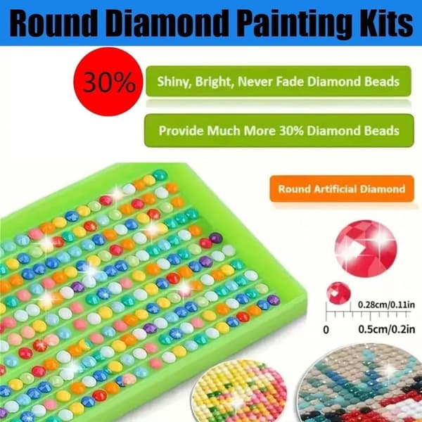 Morgenkaffe Diamantkunst: 5D Full Drill DIY 35x35 cm - Avslappende Gave