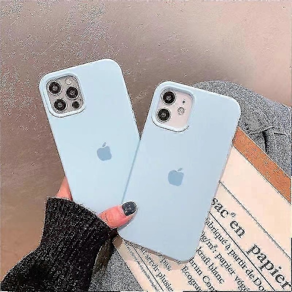 Silikone Telefon Cover til iPhone 13 Baby Blue