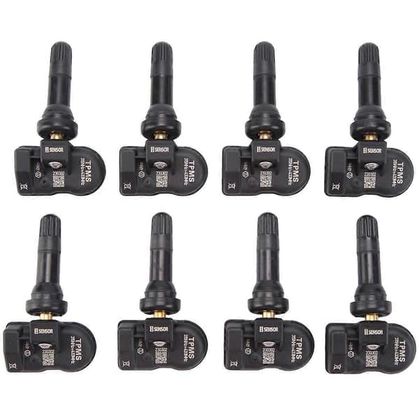 8 stk TPMS-sensor 433MHz 315MHZ Universal 2-i-1 Programmerbar MX-sensor for Autel dekktrykkovervåking